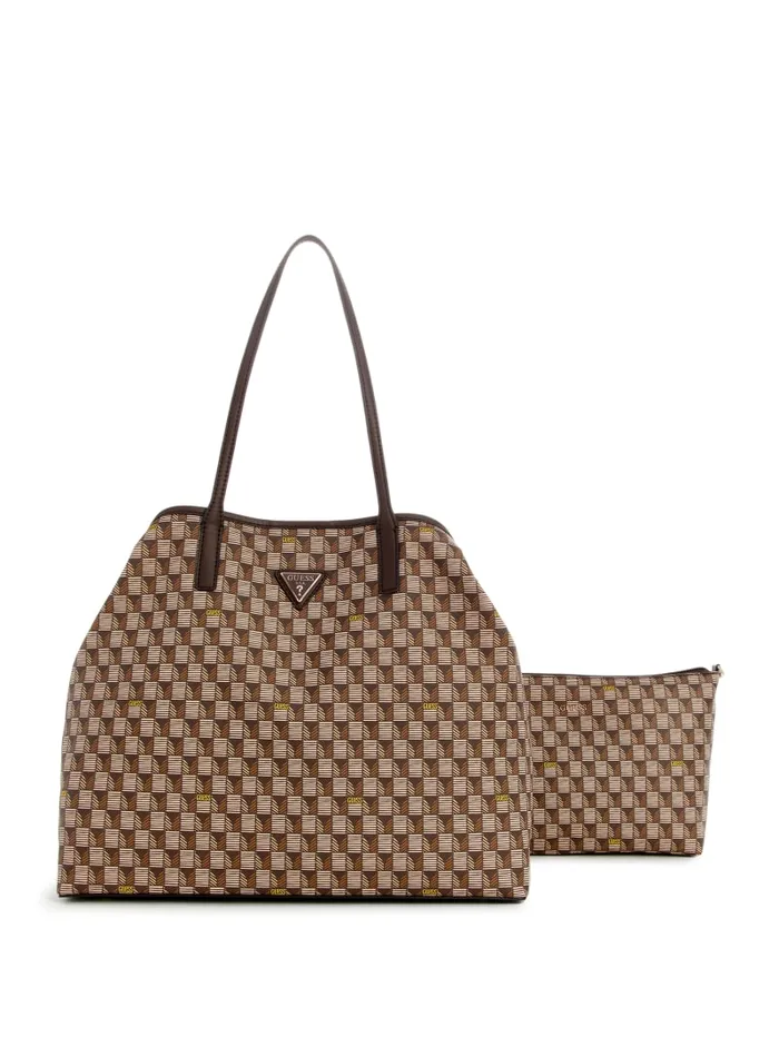 GUESS Logo Bags G Wave Large Tote Set Pink 8211 Unisex