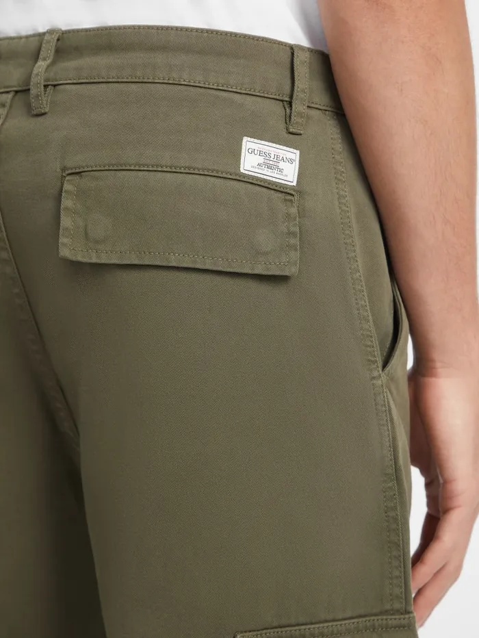 GUESS Pants and Shorts Cargo Chinos Black 8211 Men