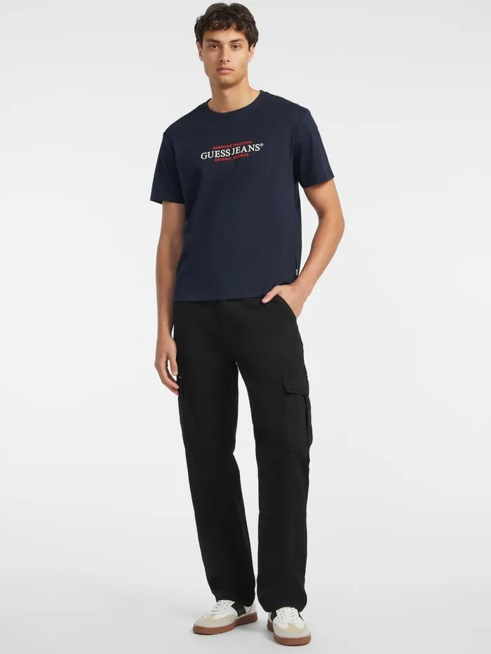 GUESS Pants and Shorts Cargo Chinos Black 8211 Men