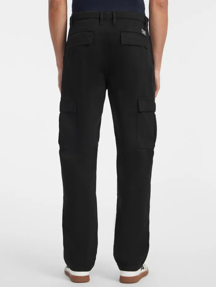 GUESS Pants and Shorts Cargo Chinos Black 8211 Men