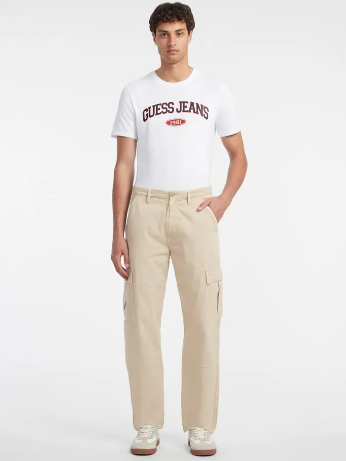GUESS Pants and Shorts Cargo Chinos Black 8211 Men