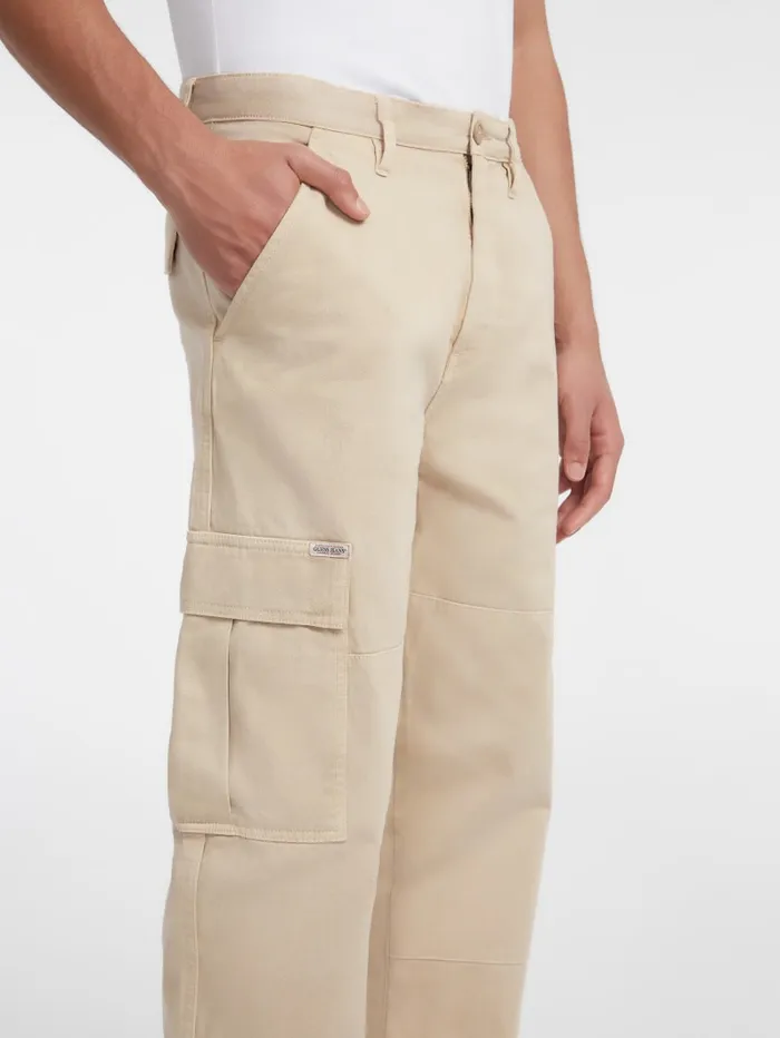 GUESS Pants and Shorts Cargo Chinos Black 8211 Men