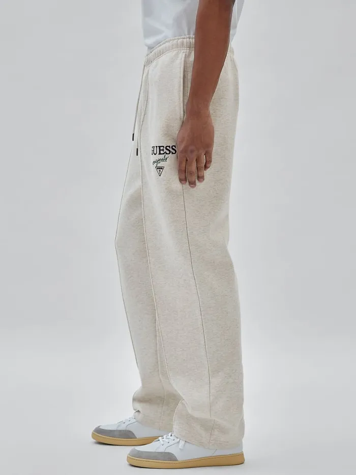 GUESS Pants and Shorts Originals Heather Logo Joggers Grey 8211 Men