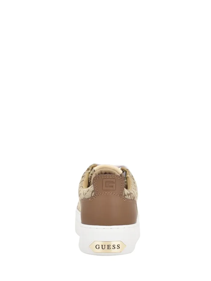 GUESS Sale Giaa Logo Print LowTop Sneakers White 8211 Women