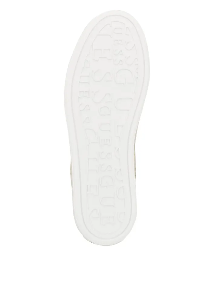 GUESS Sale Giaa Logo Print LowTop Sneakers White 8211 Women