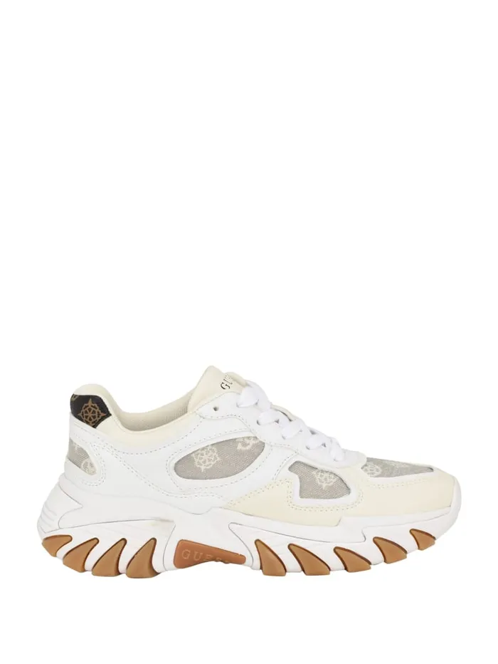 GUESS Sale Norina Peony Jogger Sneakers Blackwhite 8211 Women