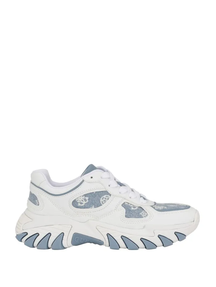 GUESS Sale Norina Peony Jogger Sneakers Blackwhite 8211 Women