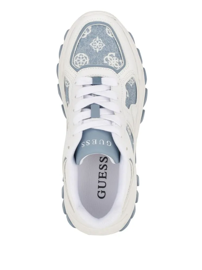 GUESS Sale Norina Peony Jogger Sneakers Blackwhite 8211 Women