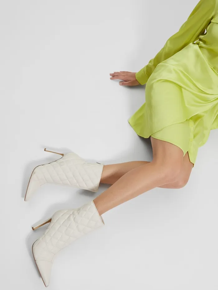GUESS Sale Simoney ZipUp Booties White 8211 Women