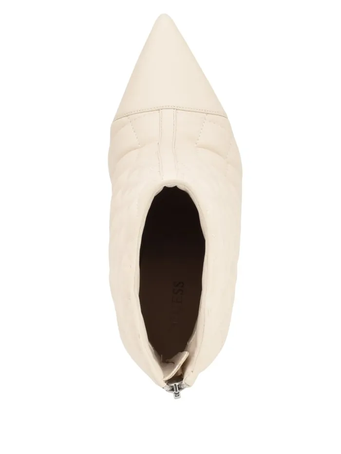 GUESS Sale Simoney ZipUp Booties White 8211 Women