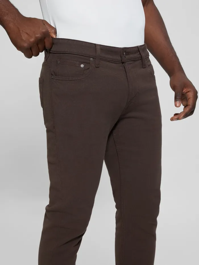 GUESS Sale Slim Tapered Pants Brown 8211 Men
