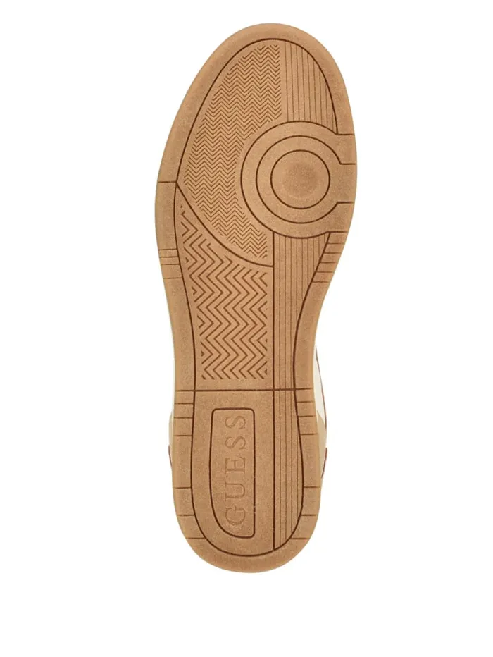 GUESS Sale Tubulo Triangle HighTop Sneakers Brown 8211 Women