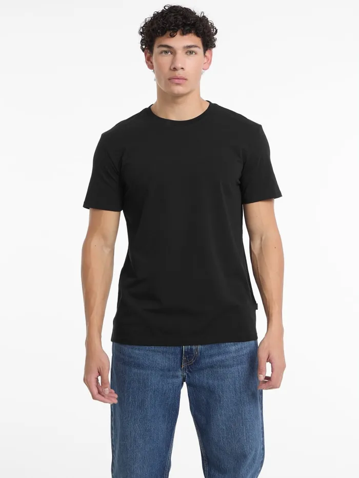 GUESS Shirts and Tees Eco Single Crewneck Tee Black 8211 Men