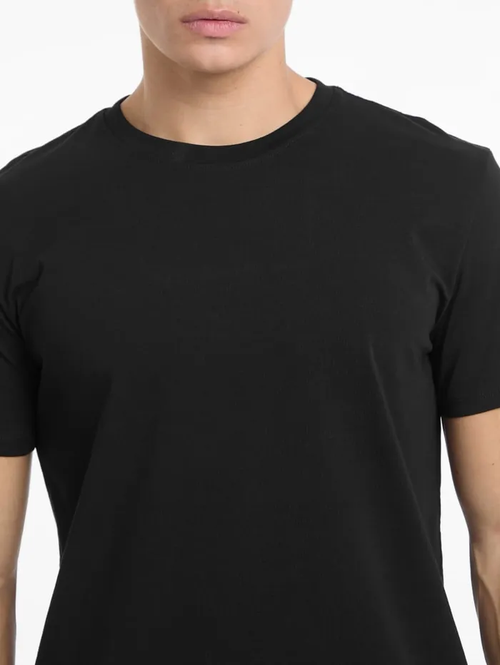 GUESS Shirts and Tees Eco Single Crewneck Tee Black 8211 Men