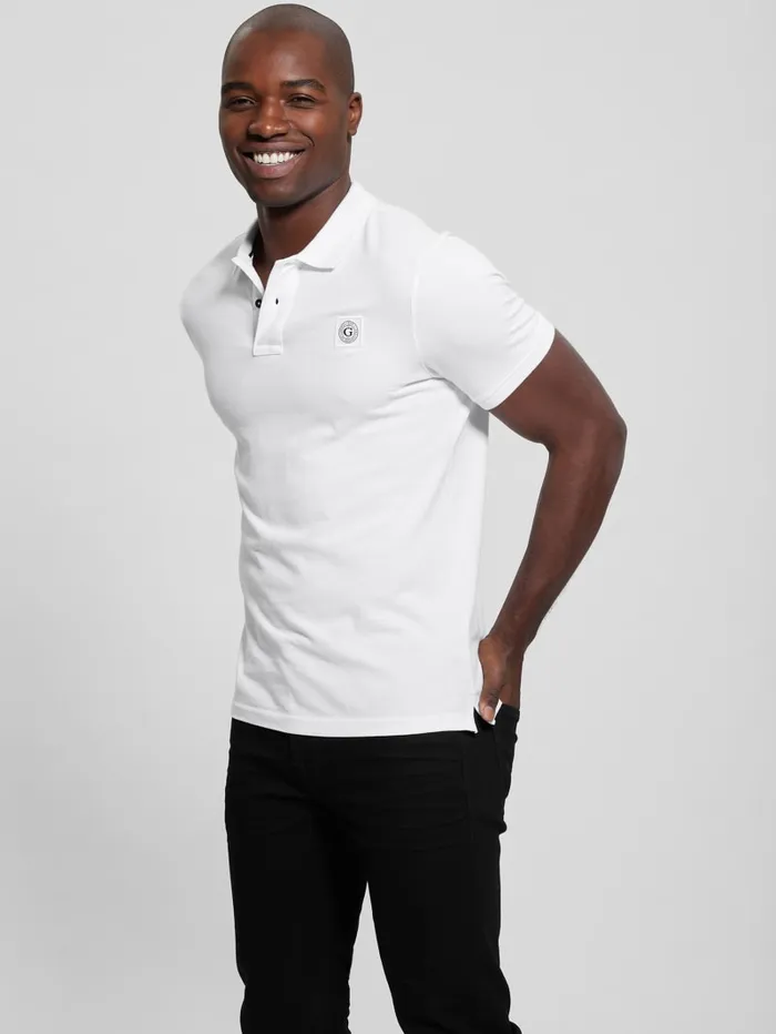 GUESS Shirts Eco Pique Polo Turquoise 8211 Men