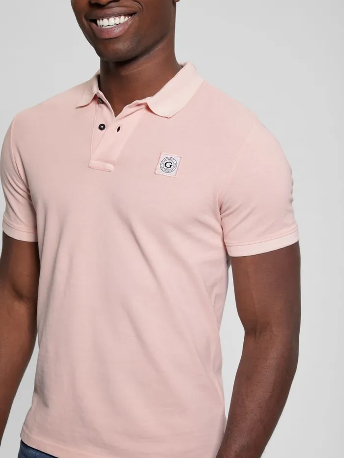 GUESS Shirts Eco Pique Polo Turquoise 8211 Men