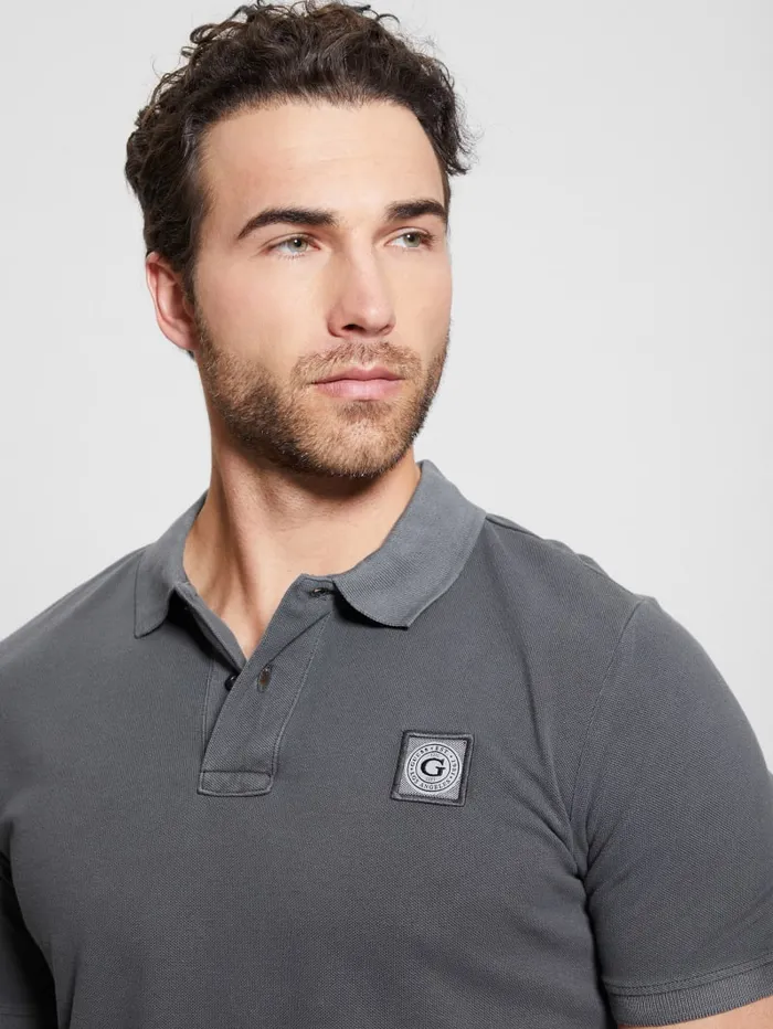 GUESS Shirts Eco Pique Polo Turquoise 8211 Men