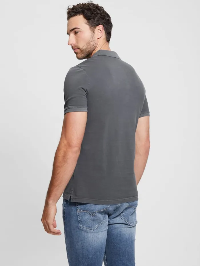 GUESS Shirts Eco Pique Polo Turquoise 8211 Men