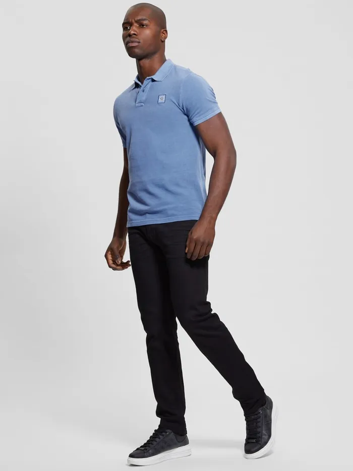 GUESS Shirts Eco Pique Polo Turquoise 8211 Men