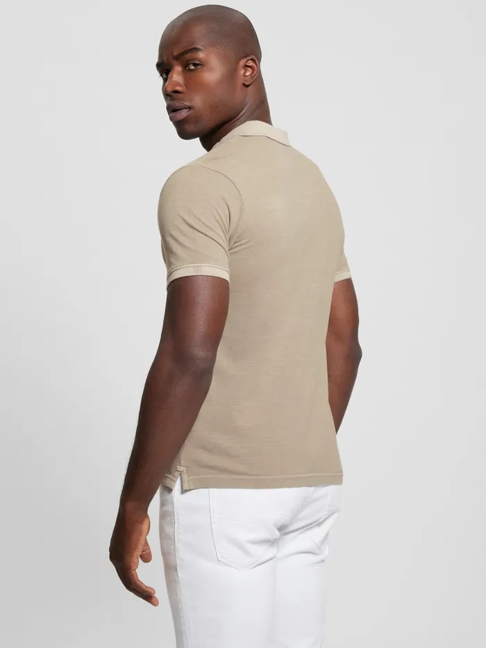 GUESS Shirts Eco Pique Polo Turquoise 8211 Men