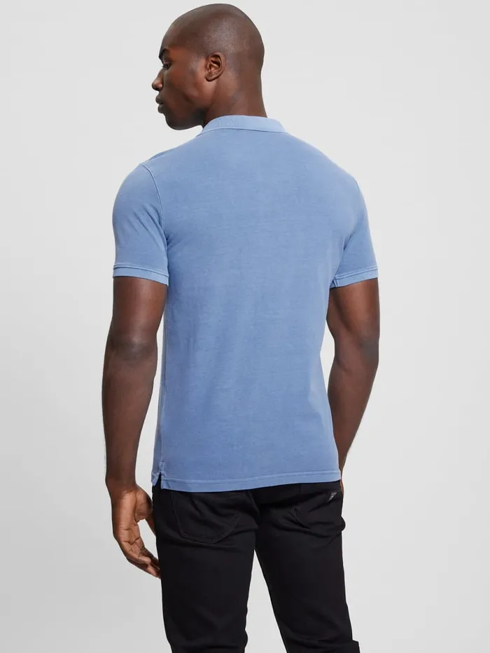 GUESS Shirts Eco Pique Polo Turquoise 8211 Men