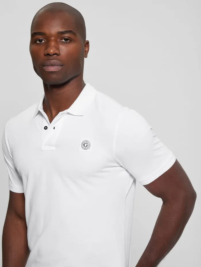 GUESS Shirts Eco Pique Polo Turquoise 8211 Men