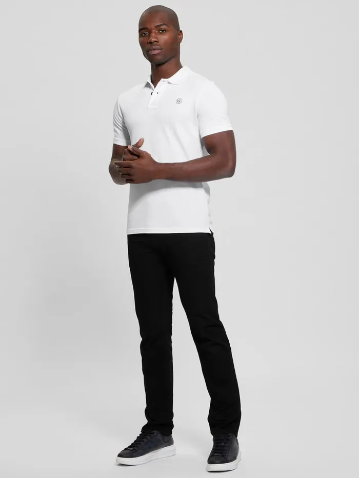 GUESS Shirts Eco Pique Polo Turquoise 8211 Men