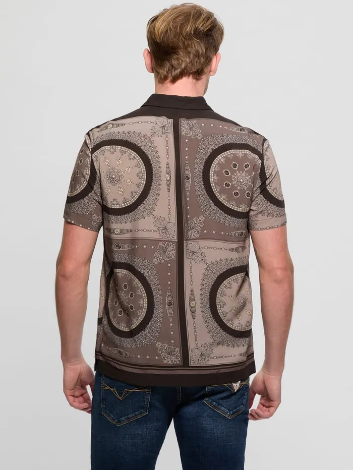 GUESS Shirts Eco Rayon Medallion Shirt Colors 8211 Men