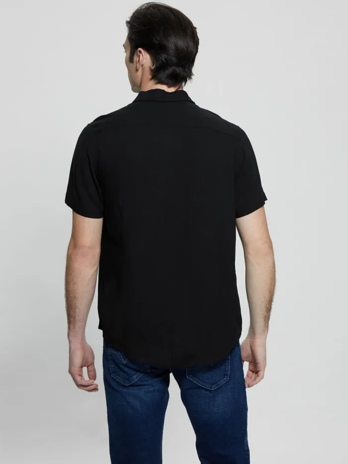 GUESS Shirts Eco Solid Shirt Turquoise 8211 Men