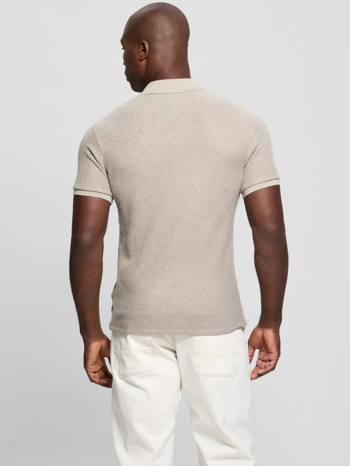 GUESS Shirts Preston Johnny Polo Green 8211 Men