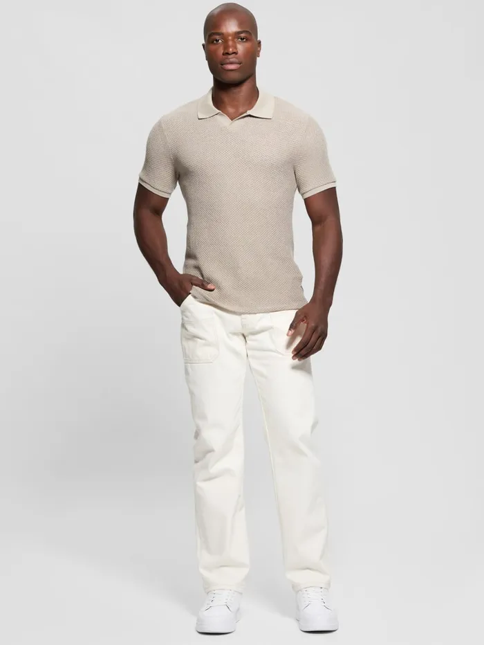 GUESS Shirts Preston Johnny Polo Green 8211 Men