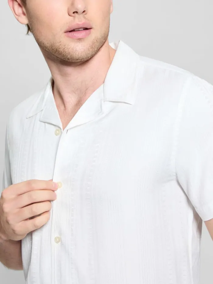 GUESS Shirts Roma Stripe Shirt Black 8211 Men