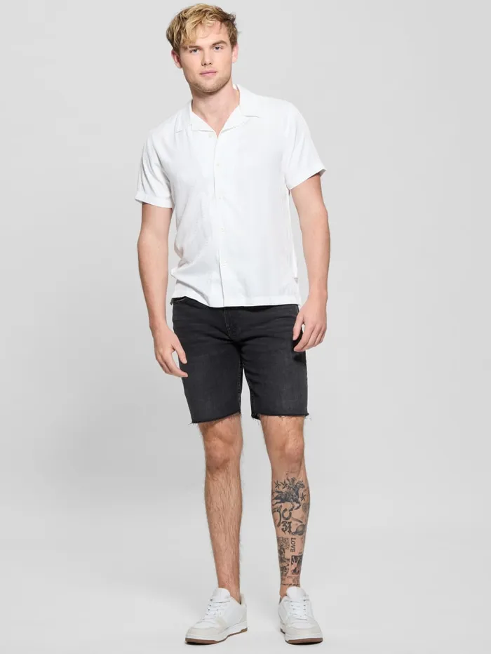 GUESS Shirts Roma Stripe Shirt Black 8211 Men