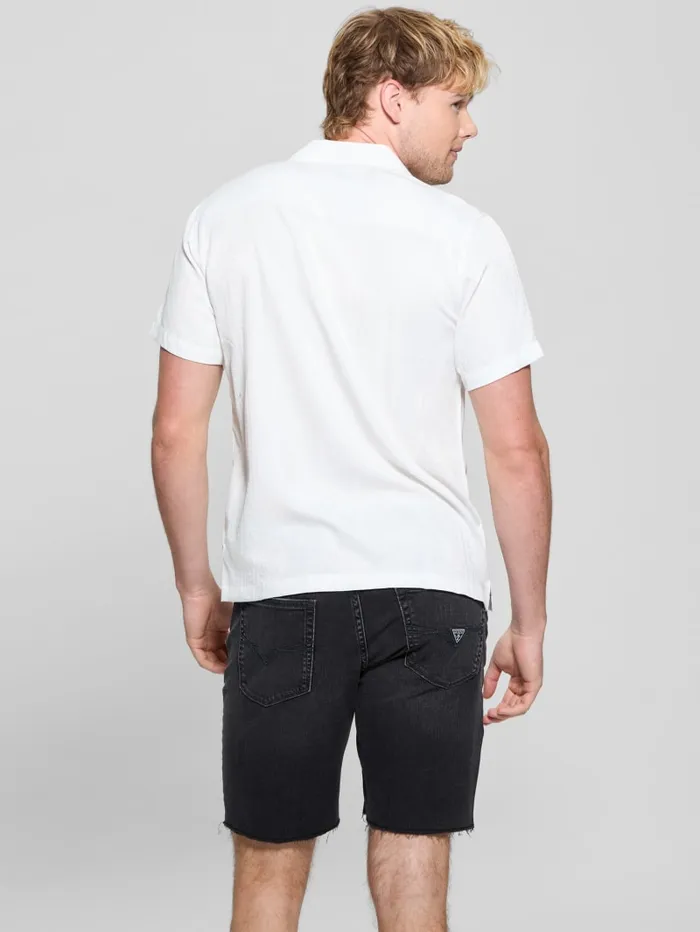 GUESS Shirts Roma Stripe Shirt Black 8211 Men