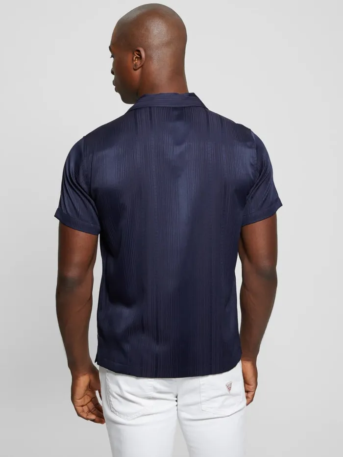 GUESS Shirts Roma Stripe Shirt Black 8211 Men