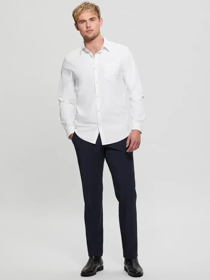 GUESS Shirts Sunset TechStretch Shirt White 8211 Men