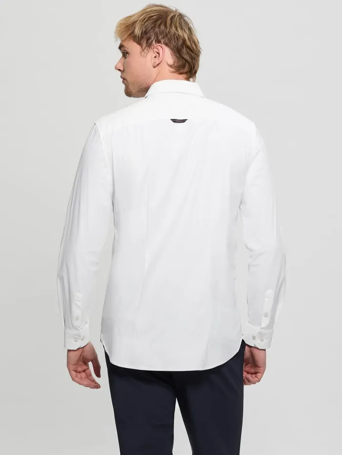 GUESS Shirts Sunset TechStretch Shirt White 8211 Men