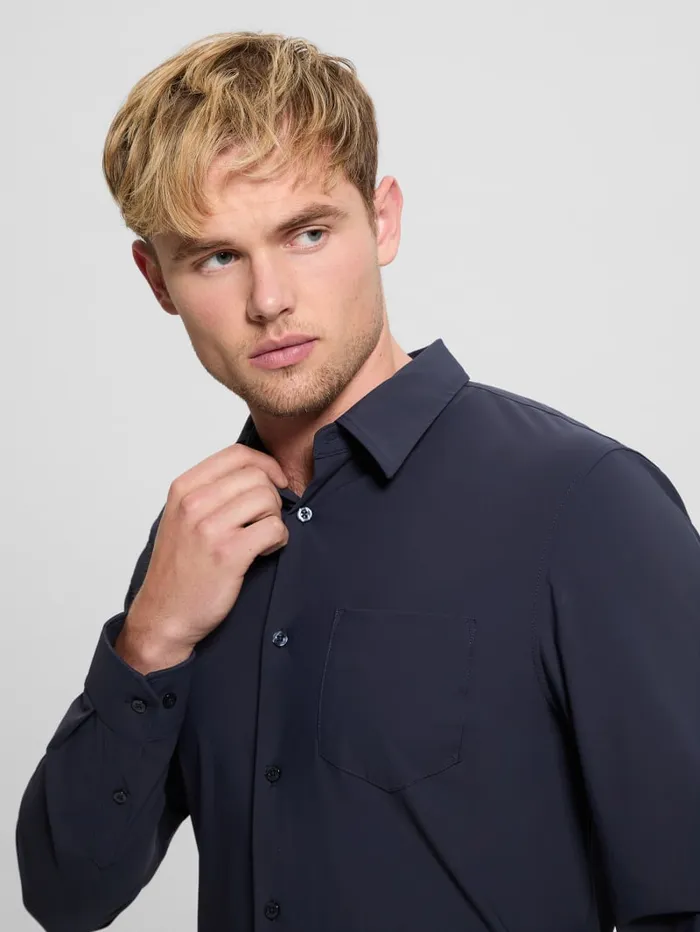 GUESS Shirts Sunset TechStretch Shirt White 8211 Men