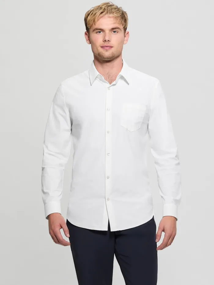 GUESS Shirts Sunset TechStretch Shirt White 8211 Men