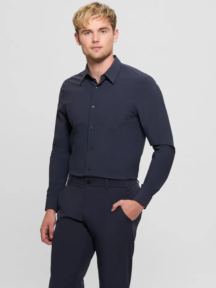 GUESS Shirts Sunset TechStretch Shirt White 8211 Men