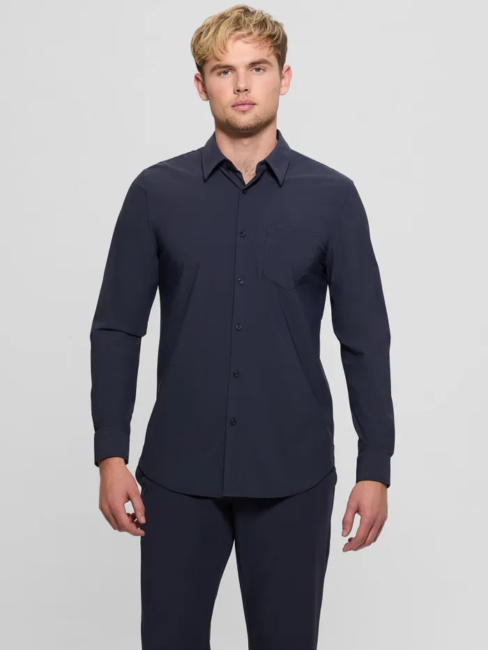 GUESS Shirts Sunset TechStretch Shirt White 8211 Men