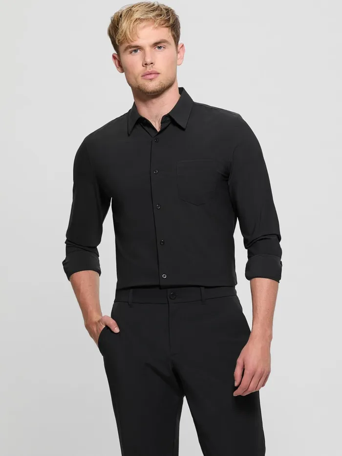 GUESS Shirts Sunset TechStretch Shirt White 8211 Men