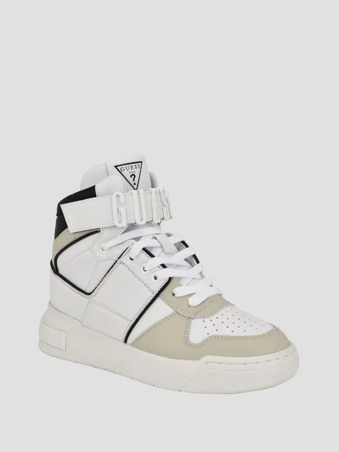GUESS Shoes Corten HighTop Sneakers White 8211 Women