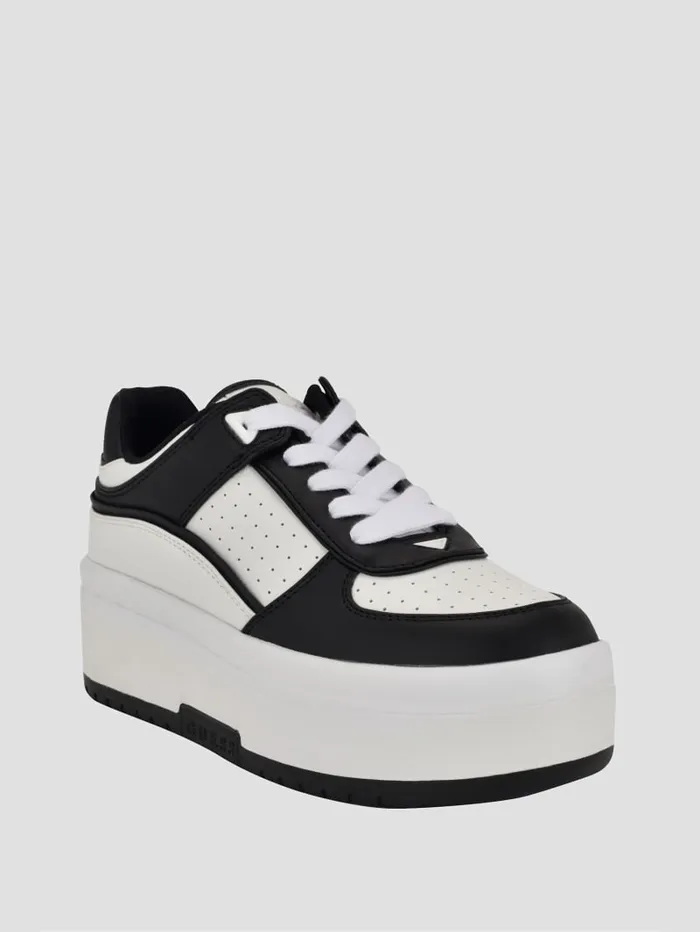 GUESS Shoes Ridgee Platform LowTop Joggers White 8211 Women