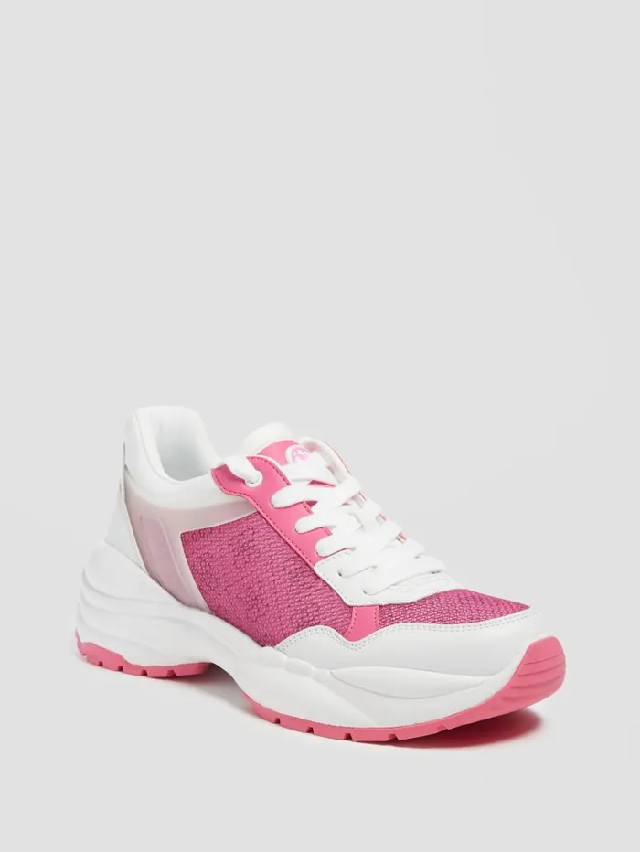 GUESS Shoes Samra Jogger Sneakers Pink 8211 Women