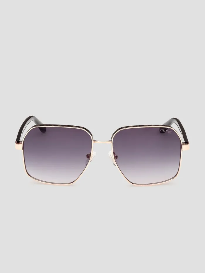 GUESS Sunglasses Katelyn Metal Rim Signature Sunglasses Blue 8211 Women