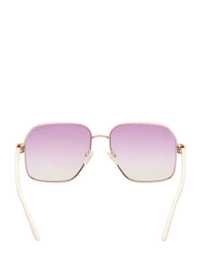 GUESS Sunglasses Katelyn Metal Rim Signature Sunglasses Blue 8211 Women