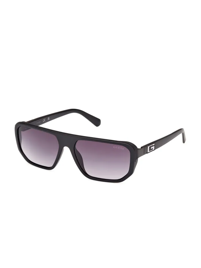 GUESS Sunglasses Plastic Aviator Sunglasses Black 8211 Men
