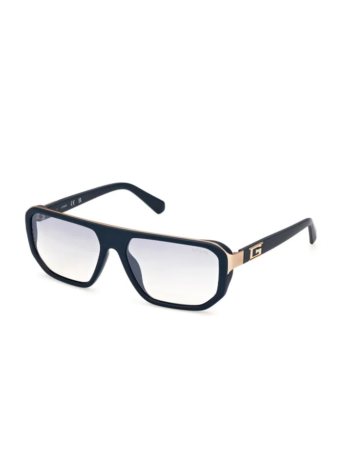 GUESS Sunglasses Plastic Aviator Sunglasses Black 8211 Men