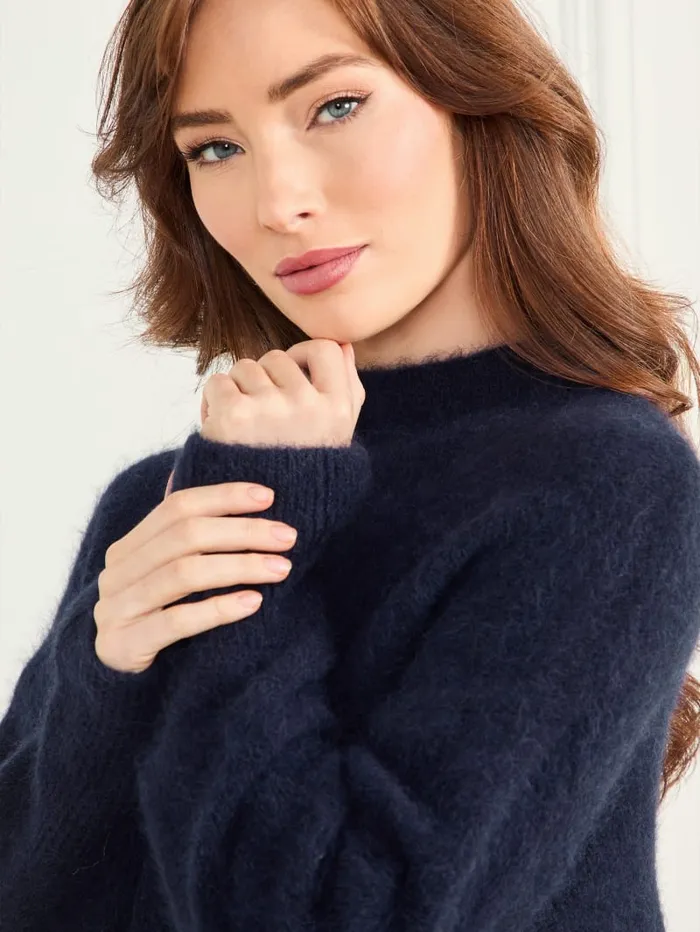 GUESS Sweaters and Knits Denise Sweater Top Blue 8211 Women